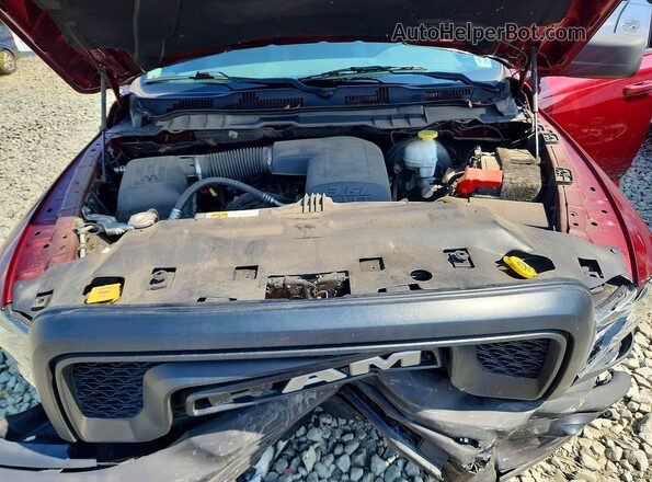 1C6RR7GG7KS717504 2019 RAM 1500 Burgundy Вид підкапотного простору