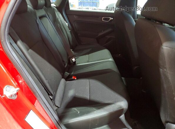 2HGFE2F54SH579424 2025 HONDA CIVIC Red Widok wnętrza z tyłu