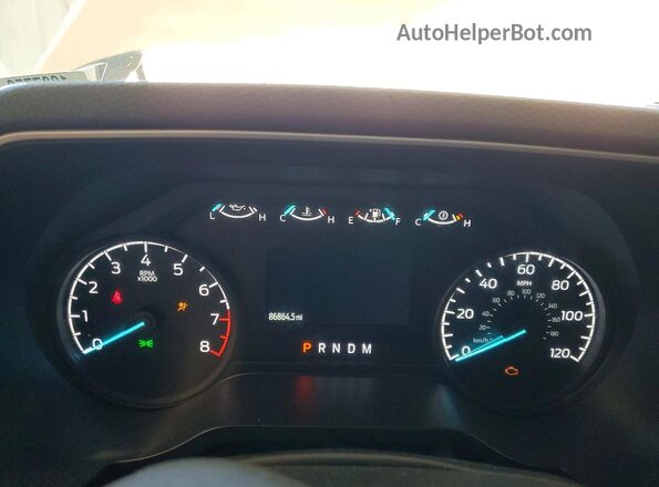 1FTMF1CBXNKD83234 2022 FORD F150 Белый Вид задних сидений