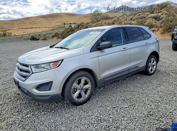 2FMPK4G98GBB78313 2016 FORD EDGE Серебряный Задняя левая четверть