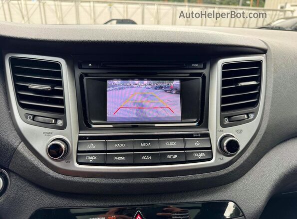 KM8J3CA24HU554624 2017 HYUNDAI TUCSON Black Rear interior view