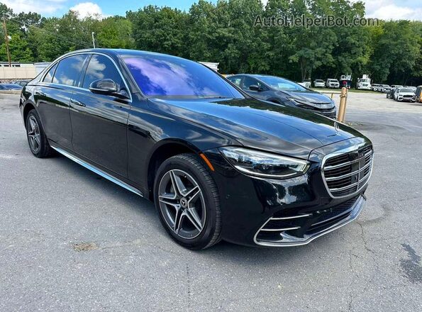 W1K6G6KB9RA302570 2024 MERCEDES-BENZ S Черный Вид спереди