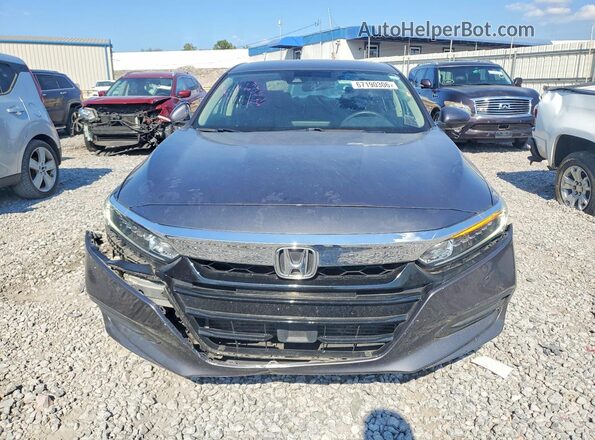 1HGCV1F10KA068348 2019 HONDA ACCORD Gray Widok z tyłu