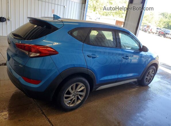 KM8J3CA48JU604903 2018 HYUNDAI TUCSON Синий Передняя правая четверть