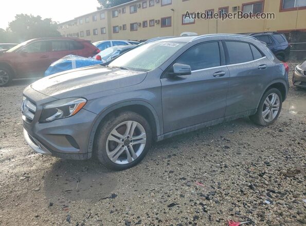 WDCTG4EB0GJ200661 2016 MERCEDES-BENZ GLA Gray Trasero izquierdo
