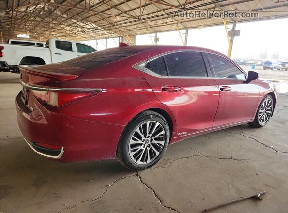 JTHB21B19K2002981 2019 LEXUS ES Maroon Передня права чверть