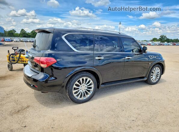JN8AZ2NE5G9126519 2016 INFINITI QX80 Black Передня права чверть