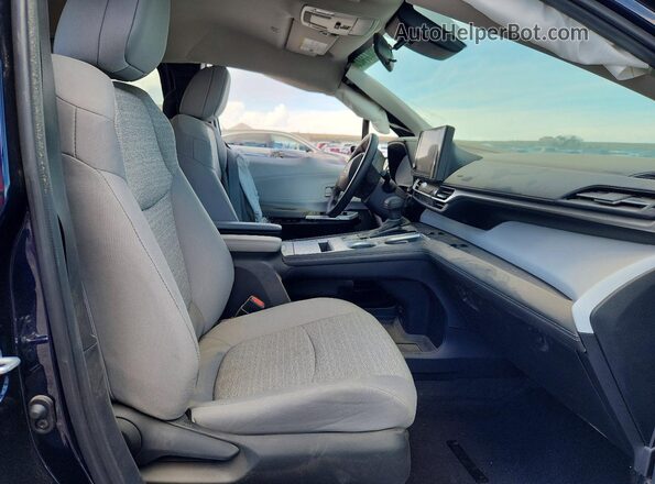 5TDKSKFCXSS180166 2025 TOYOTA SIENNA Blue Vista del salpicadero