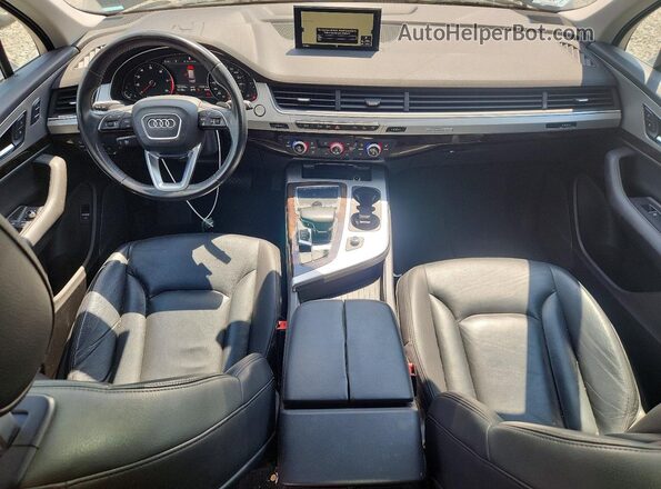 WA1LHAF79HD041726 2017 AUDI Q7 Black Instrument cluster view