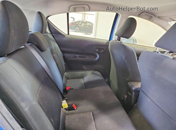JTDKDTB39G1128926 2016 TOYOTA PRIUS Blue უკანა სალონის ხედი