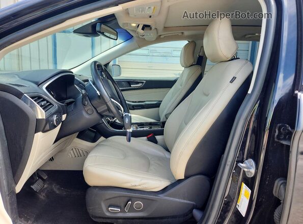 2FMPK4K99KBB70866 2019 FORD EDGE Black Вид панелі приладів