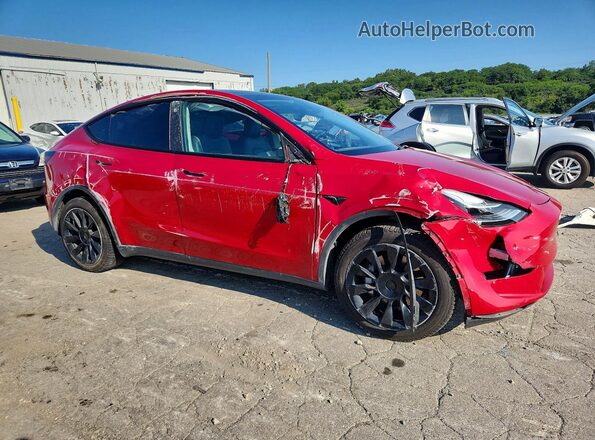 7SAYGDEE8NF325940 2022 TESLA MODEL Red Vista frontal