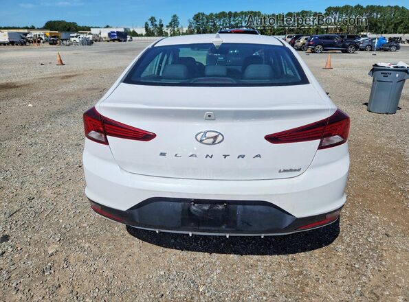 5NPD84LF5KH446328 2019 HYUNDAI ELANTRA White Սալոնի դիմացի տեսք