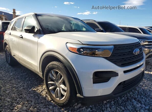 1FMSK7BH1MGA95725 2021 FORD EXPLORER White Front view