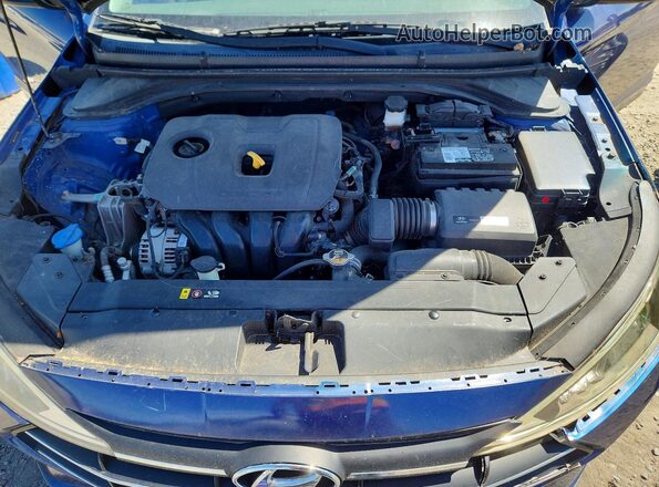 5NPD74LF7KH475803 2019 HYUNDAI ELANTRA Blue Շարժիչի բաժամունքի տեսք