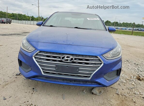 3KPC24A39KE069514 2019 HYUNDAI ACCENT Blue Вид ззаду