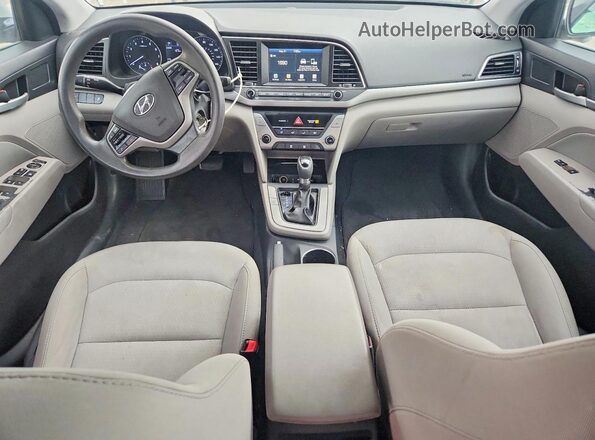 5NPD84LF5HH154106 2017 HYUNDAI ELANTRA Silver Սարքավորումների վահանակի տեսք