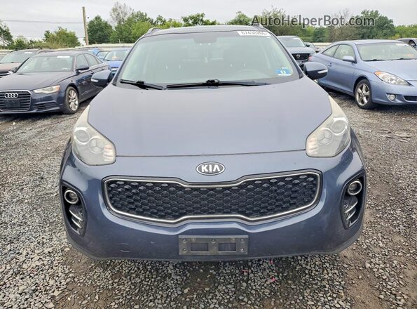KNDPNCAC6K7495969 2019 KIA SPORTAGE Blue Widok z tyłu