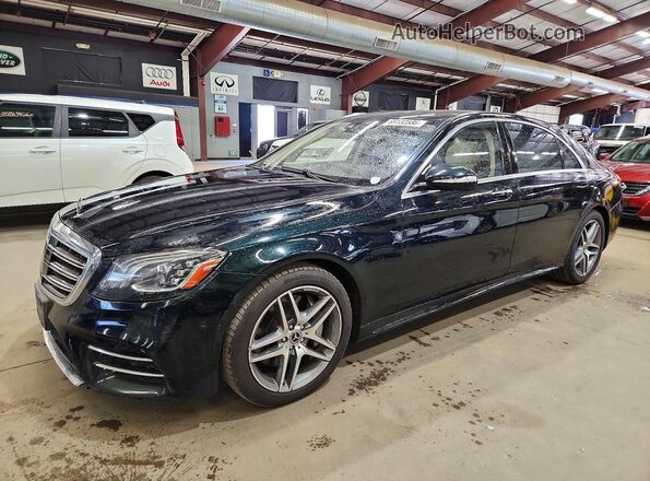 WDDUG8DB0JA381938 2018 MERCEDES-BENZ S Зеленый Задняя левая четверть