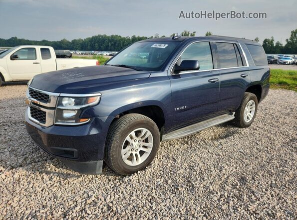 1GNSKBKC8HR171549 2017 CHEVROLET TAHOE Blue Задня ліва чверть
