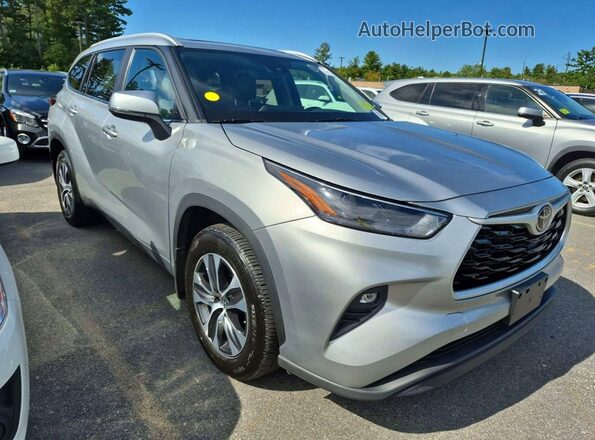 5TDKDRBH4PS042120 2023 TOYOTA HIGHLANDER Silver Задня права чверть
