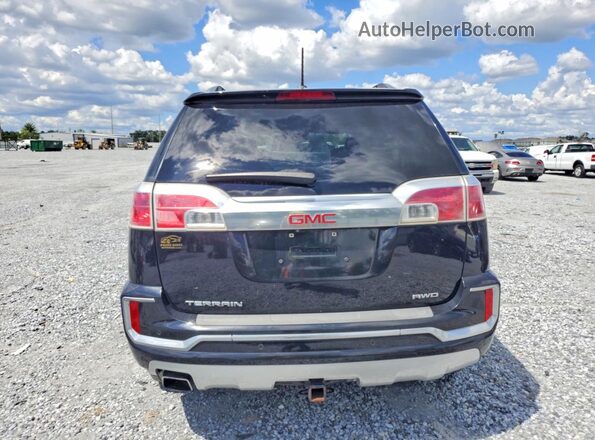 2GKFLVEK7H6293881 2017 GMC TERRAIN Черный Вид салона спереди
