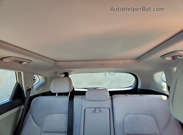 KM8J33A27JU837251 2018 HYUNDAI TUCSON Gray Вид задньої частини салону