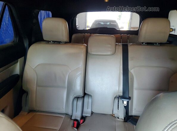 1FM5K7B80JGB78684 2018 FORD EXPLORER Угольный Вид задней части салона