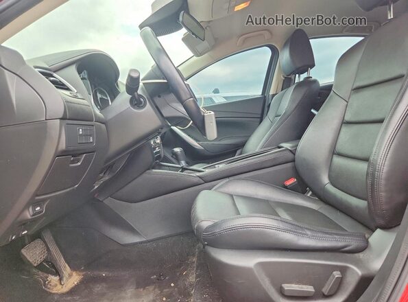 JM1GL1V50H1131631 2017 MAZDA 6 Red წინა პანელის ხედი