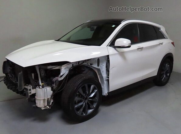 3PCAJ5M32KF132328 2019 INFINITI QX50 White Tył prawy
