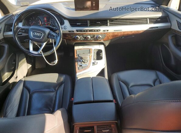 WA1AHAF74HD043911 2017 AUDI Q7 Black Widok zestawu wskaźników
