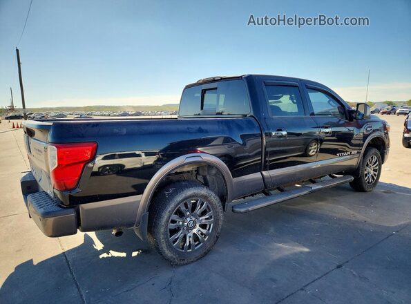 1N6AA1F41HN507860 2017 NISSAN TITAN Black Przód prawy
