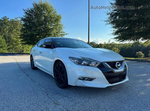 1N4AA6AP8HC365784 2017 NISSAN MAXIMA Белый Задняя левая четверть