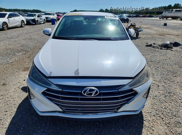 5NPD84LF5KH446328 2019 HYUNDAI ELANTRA White Հետևի տեսք