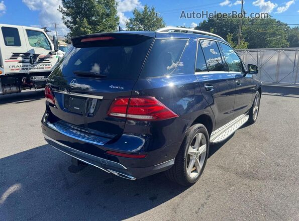 4JGDA5HB8JB044198 2018 MERCEDES-BENZ GLE Blue Przód prawy