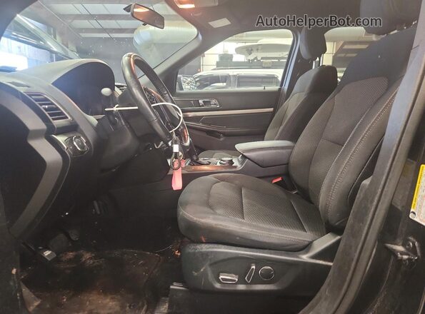 1FM5K8D84JGC78466 2018 FORD EXPLORER Black Vista del salpicadero