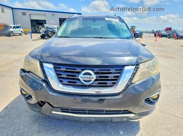 5N1DR2MN7KC604554 2019 NISSAN PATHFINDER Black Widok z tyłu