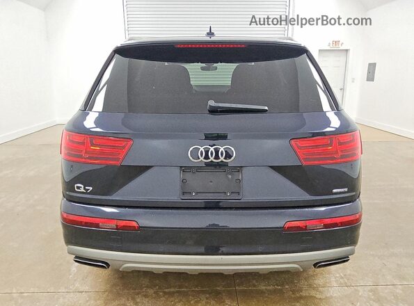 WA1LHAF76JD002713 2018 AUDI Q7 Black Սալոնի դիմացի տեսք
