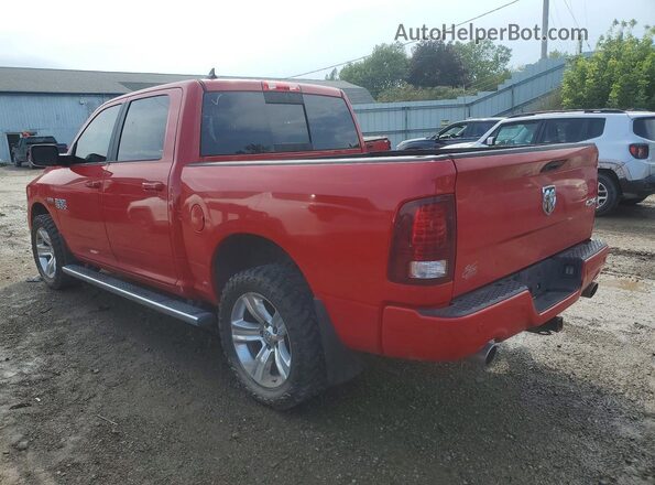 1C6RR7MT0HS743565 2017 RAM 1500 Красный Задняя правая четверть