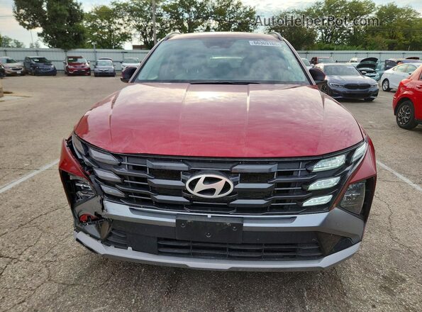 5NMJB3DE7SH548828 2025 HYUNDAI TUCSON Red Rear view