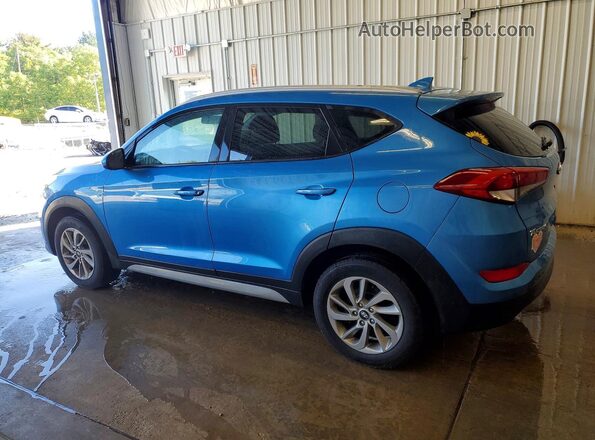 KM8J3CA48JU604903 2018 HYUNDAI TUCSON Синий Задняя правая четверть