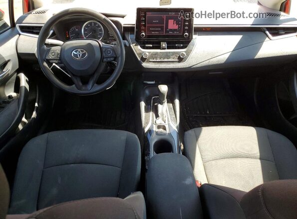 JTDEPRAE9LJ040107 2020 TOYOTA COROLLA Red Instrument cluster view