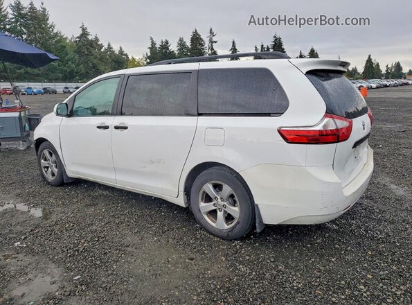 5TDZK3DC1GS748352 2016 TOYOTA SIENNA White Rear right