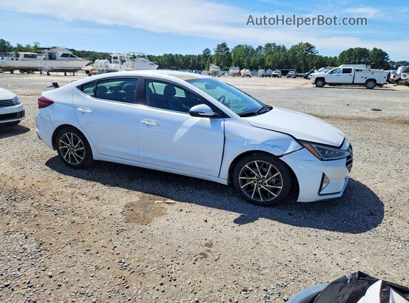 5NPD84LF5KH446328 2019 HYUNDAI ELANTRA White Դիմացի տեսք