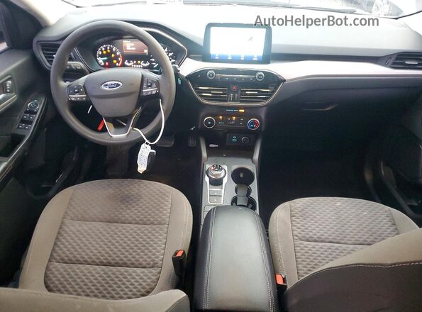 1FMCU9G67MUA42904 2021 FORD ESCAPE Silver Вид щитка приладів