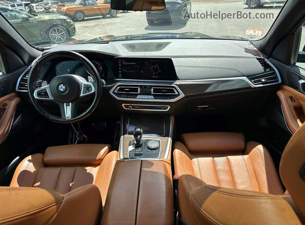 5UXCR6C07N9K88781 2022 BMW X5 Black Widok tylnych siedzeń