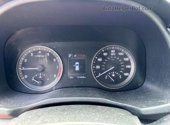 KM8J3CA25GU149712 2016 HYUNDAI TUCSON Black Widok wnętrza z przodu