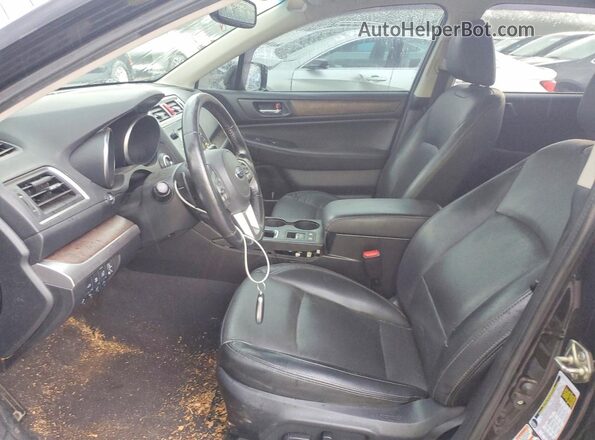 4S4BSENC4G3205764 2016 SUBARU OUTBACK Black წინა პანელის ხედი