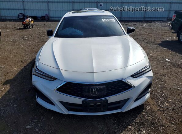 19UUB6F4XMA004535 2021 ACURA TLX White უკანა ხედი