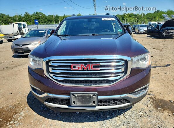 1GKKNLLS2HZ233883 2017 GMC ACADIA Maroon Rear view